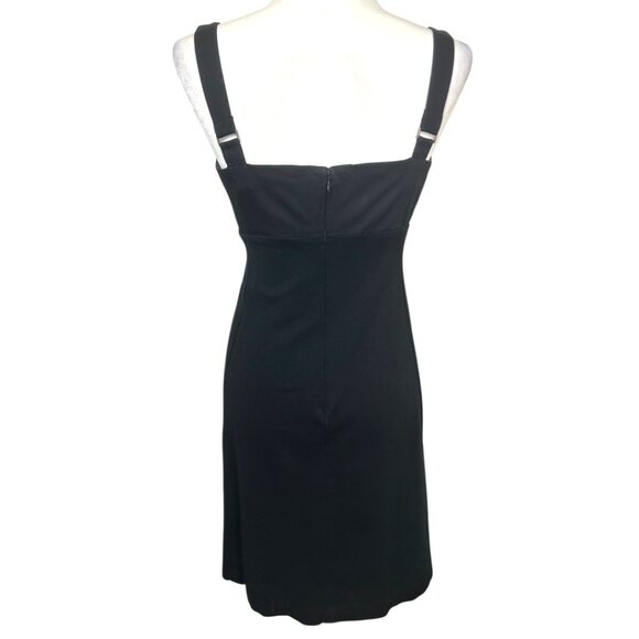 Calvin Klein Black Sleeveless Sheath Dress - Size 8 - Picture 4 of 6